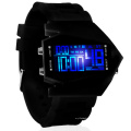 Digital LED impermeável Sport Watch para jovens